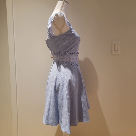 🖤 TED BAKER BABY BLUE LACED SUMMER DRESS - Picture 7 of 13